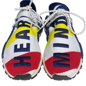 Adidas Pharrell Williams x BBC Hu NMD "Heart/Mind" Mesh Sneaker, Men's 7, BB9544